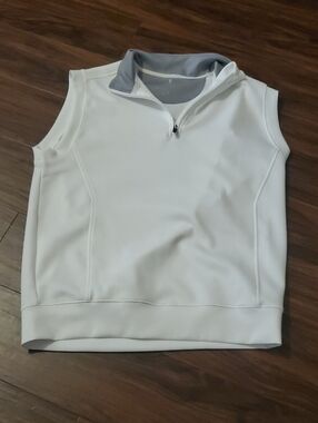 Bobby Jones White and Gray H2O Performance Vest